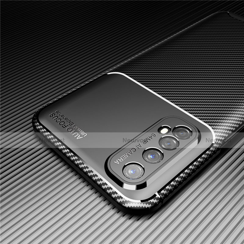 Silicone Candy Rubber TPU Twill Soft Case Cover S01 for Realme Narzo 20 Pro