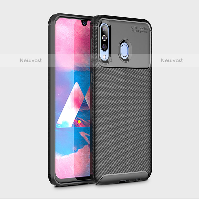 Silicone Candy Rubber TPU Twill Soft Case Cover S01 for Samsung Galaxy M30