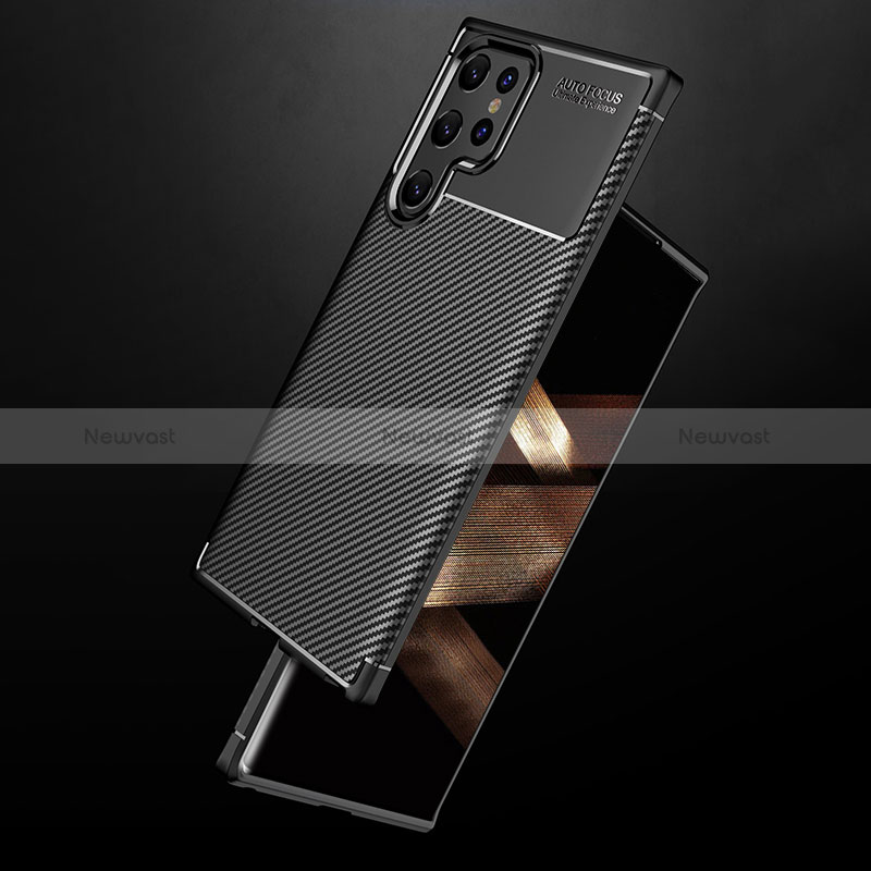 Silicone Candy Rubber TPU Twill Soft Case Cover S01 for Samsung Galaxy S24 Ultra 5G