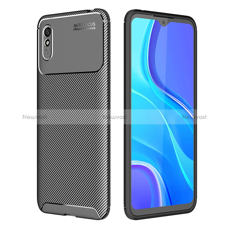 Silicone Candy Rubber TPU Twill Soft Case Cover S01 for Xiaomi Redmi 9AT