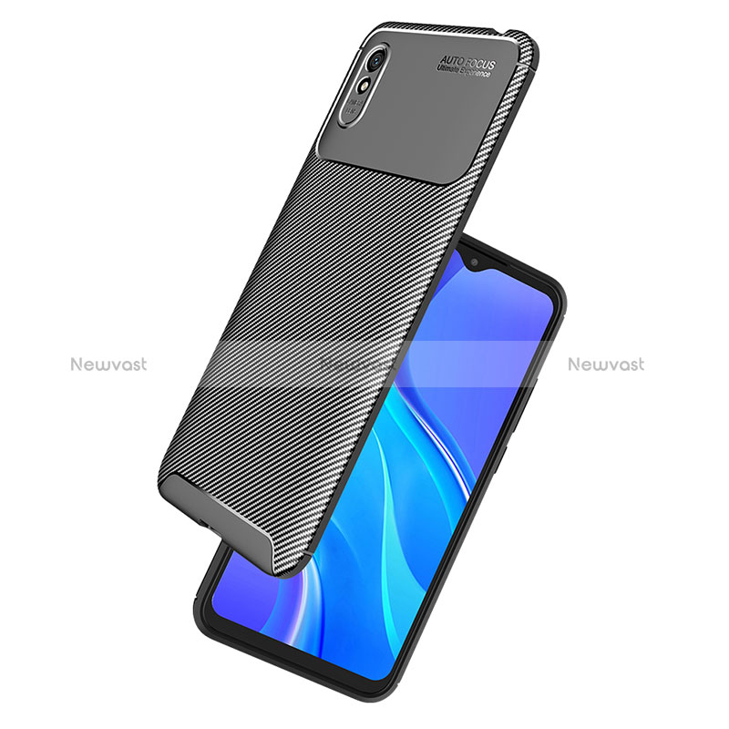 Silicone Candy Rubber TPU Twill Soft Case Cover S01 for Xiaomi Redmi 9i