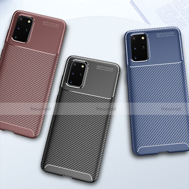 Silicone Candy Rubber TPU Twill Soft Case Cover S02 for Samsung Galaxy S20 Plus 5G