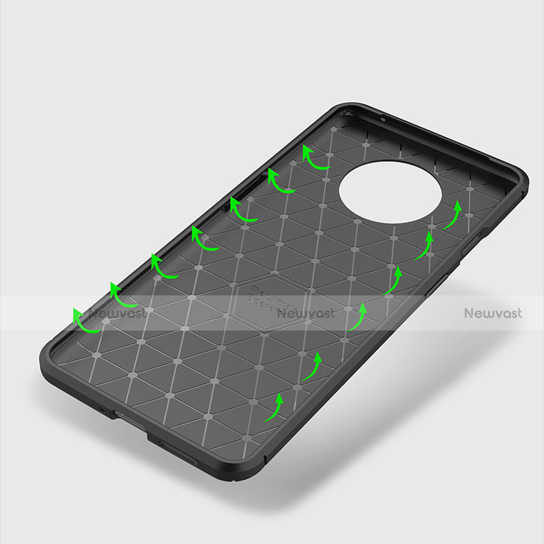 Silicone Candy Rubber TPU Twill Soft Case Cover S03 for OnePlus 7T