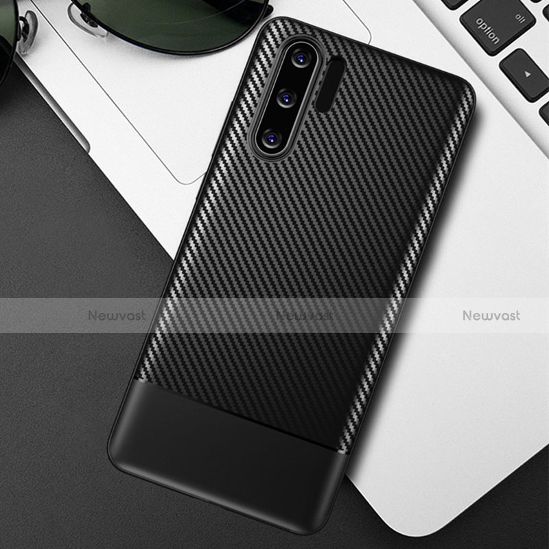 Silicone Candy Rubber TPU Twill Soft Case Cover S04 for Huawei P30 Pro