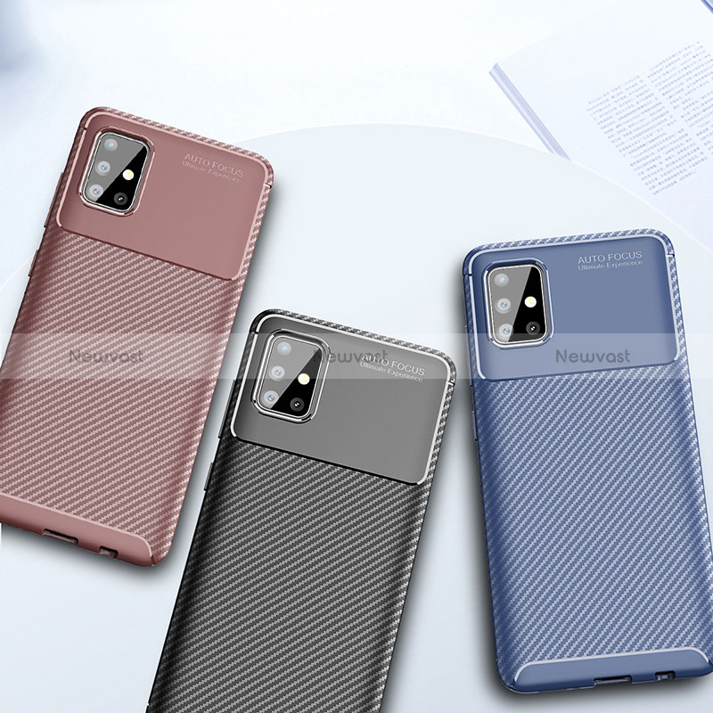 Silicone Candy Rubber TPU Twill Soft Case Cover WL1 for Samsung Galaxy A51 5G