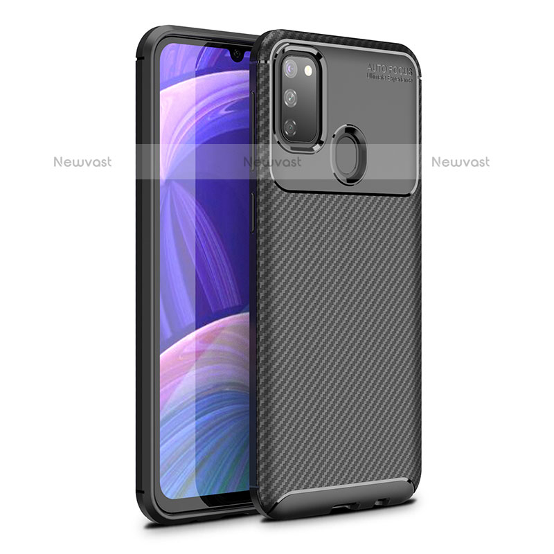 Silicone Candy Rubber TPU Twill Soft Case Cover WL1 for Samsung Galaxy M30s