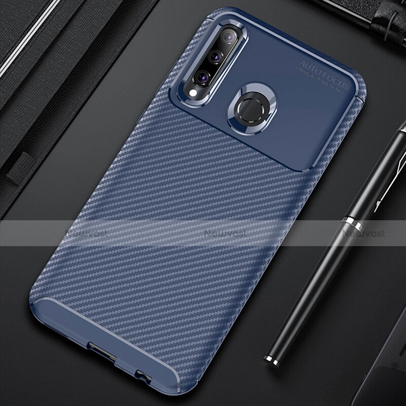 Silicone Candy Rubber TPU Twill Soft Case Cover Y01 for Huawei Honor 20 Lite