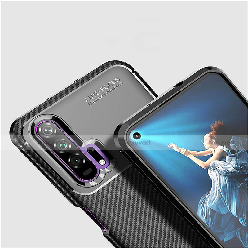 Silicone Candy Rubber TPU Twill Soft Case Cover Y01 for Huawei Honor 20 Pro