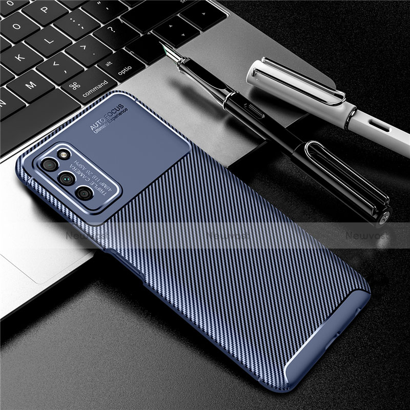 Silicone Candy Rubber TPU Twill Soft Case Cover Y01 for Huawei Honor 30 Lite 5G