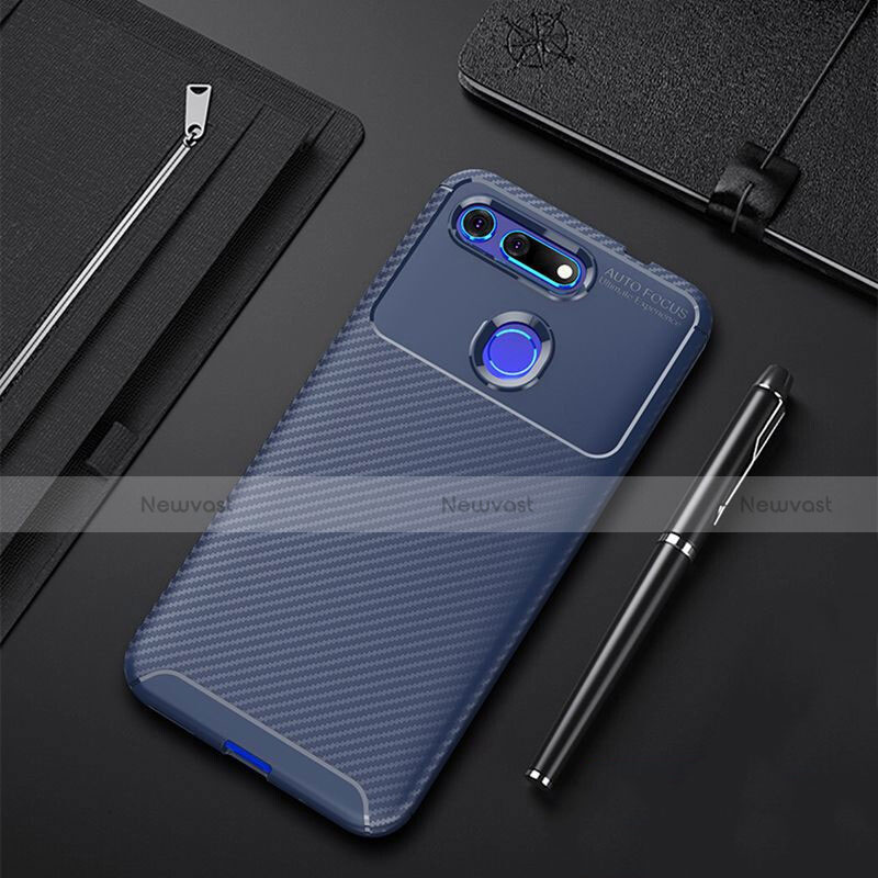 Silicone Candy Rubber TPU Twill Soft Case Cover Y01 for Huawei Honor View 20