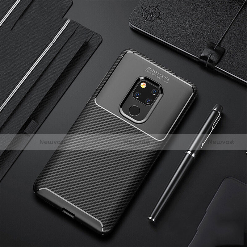Silicone Candy Rubber TPU Twill Soft Case Cover Y01 for Huawei Mate 20