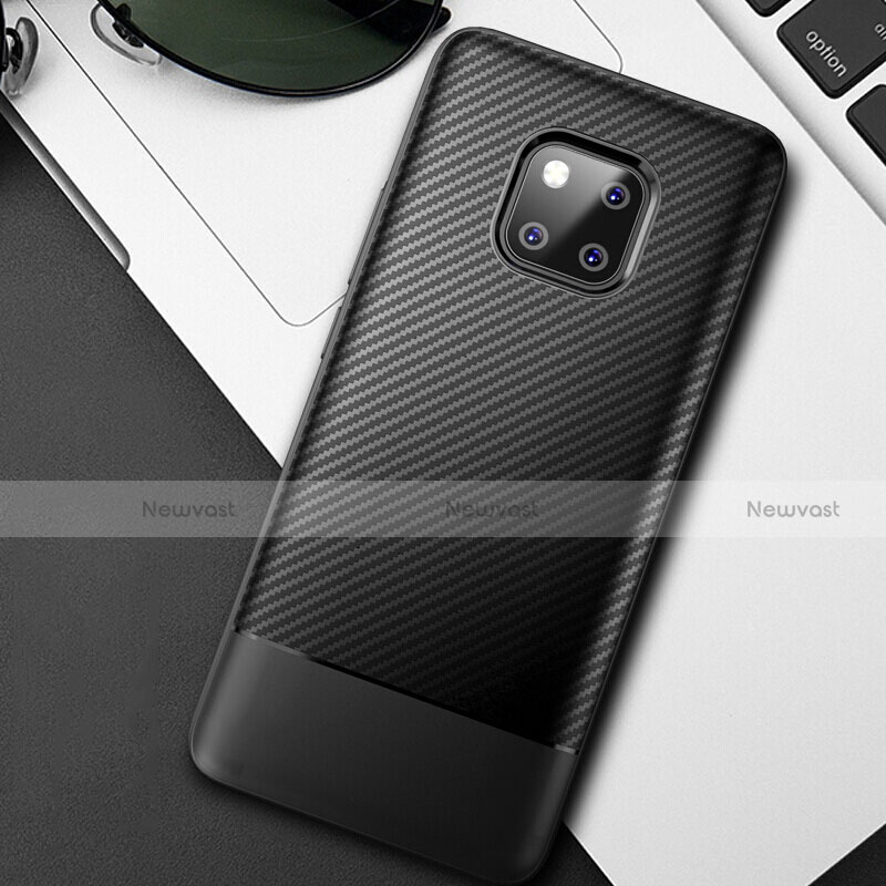Silicone Candy Rubber TPU Twill Soft Case Cover Y01 for Huawei Mate 20 Pro