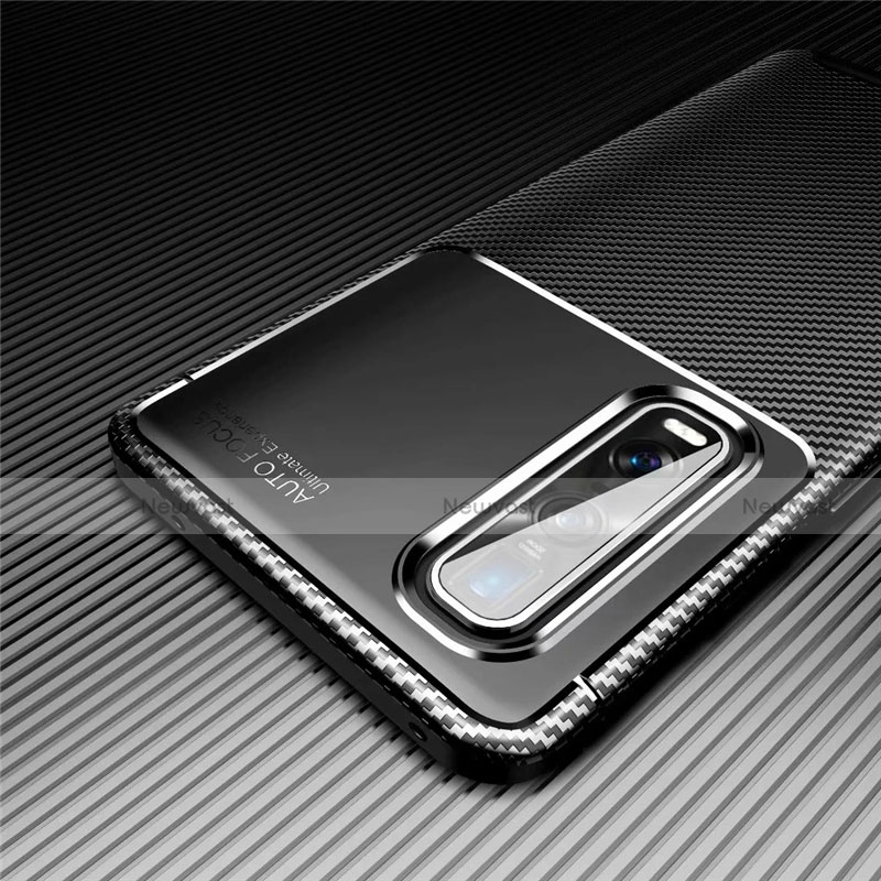 Silicone Candy Rubber TPU Twill Soft Case Cover Y01 for Oppo Find X2 Pro