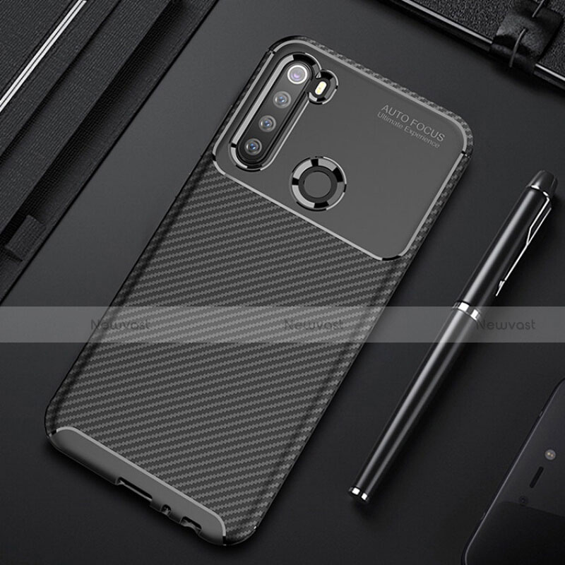 Silicone Candy Rubber TPU Twill Soft Case Cover Y01 for Xiaomi Redmi Note 8 (2021)