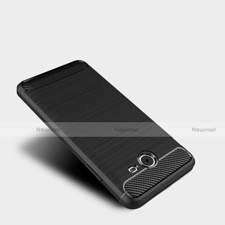 Silicone Candy Rubber TPU Twill Soft Case for Samsung Galaxy J5 (2017) Version Americaine Black