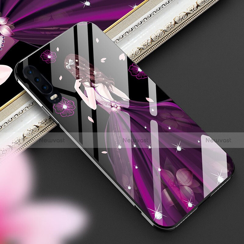 Silicone Frame Dress Party Girl Mirror Case Cover for Huawei P30