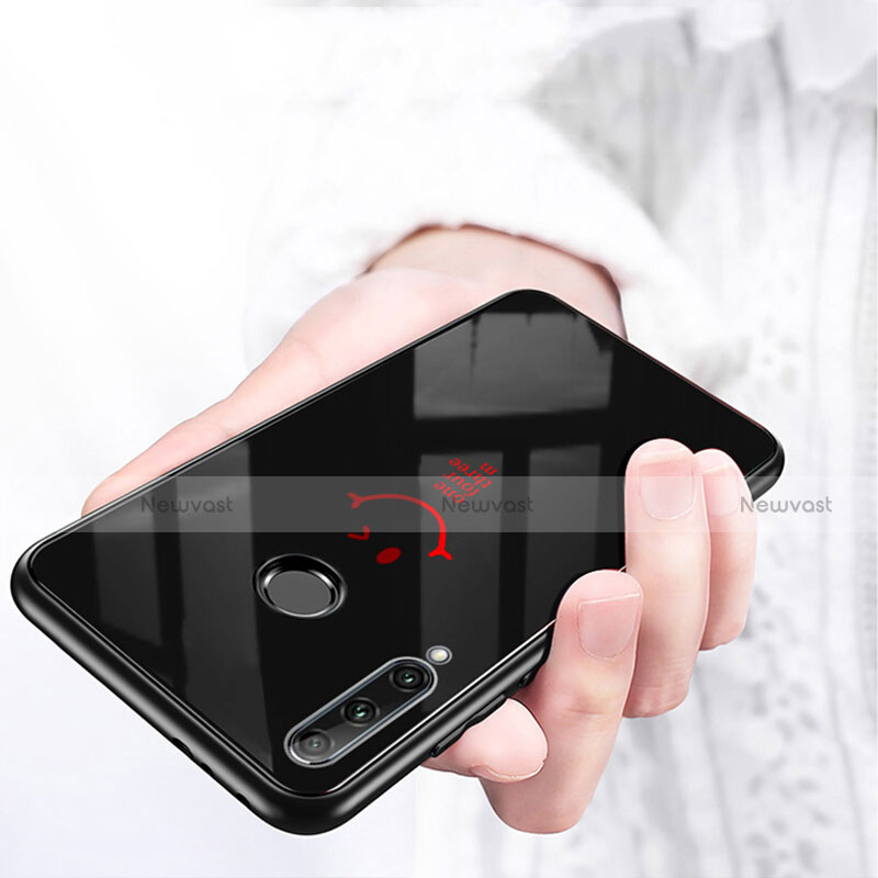 Silicone Frame Fashionable Pattern Mirror Case Cover for Huawei Enjoy 9s