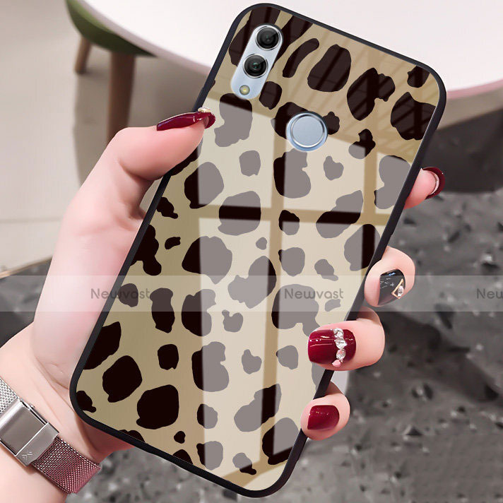 Silicone Frame Fashionable Pattern Mirror Case Cover for Huawei Honor 10 Lite