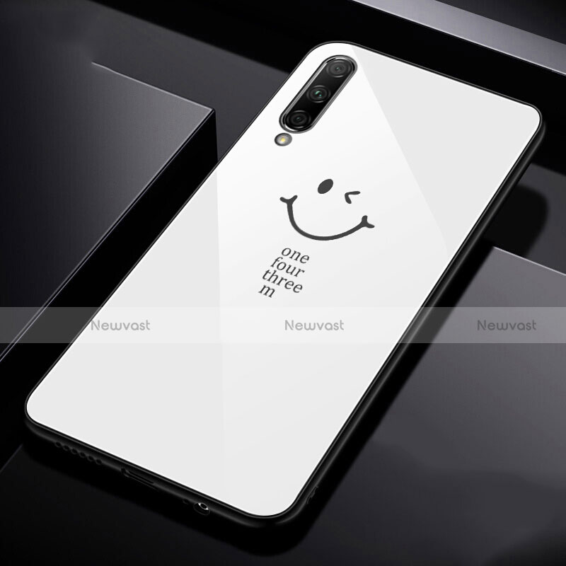Silicone Frame Fashionable Pattern Mirror Case Cover for Huawei Honor 9X Pro