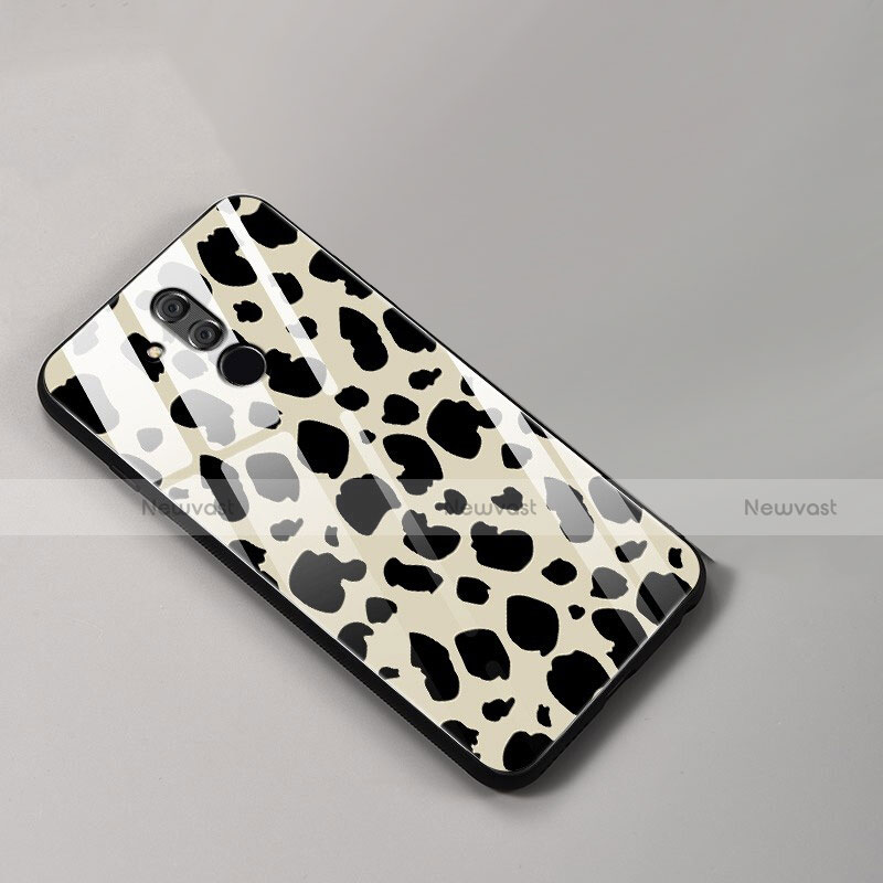 Silicone Frame Fashionable Pattern Mirror Case Cover for Huawei Mate 20 Lite