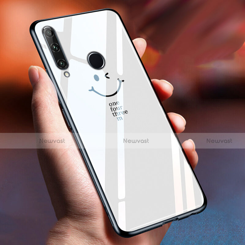 Silicone Frame Fashionable Pattern Mirror Case Cover for Huawei P Smart+ Plus (2019)