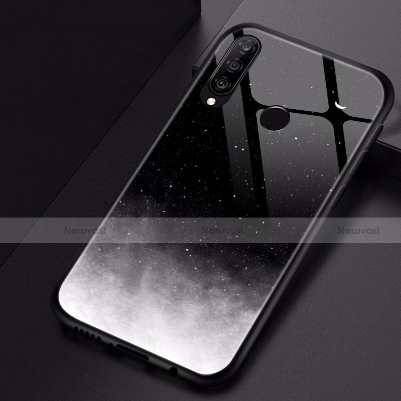 Silicone Frame Fashionable Pattern Mirror Case Cover for Huawei P30 Lite New Edition