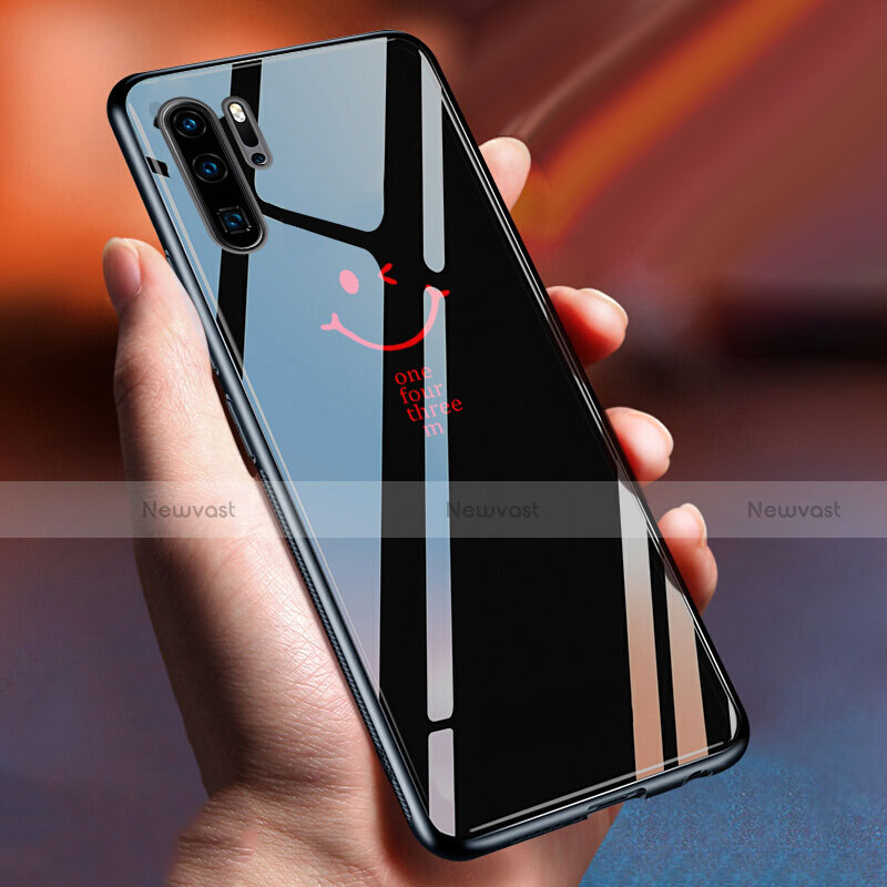 Silicone Frame Fashionable Pattern Mirror Case Cover for Huawei P30 Pro