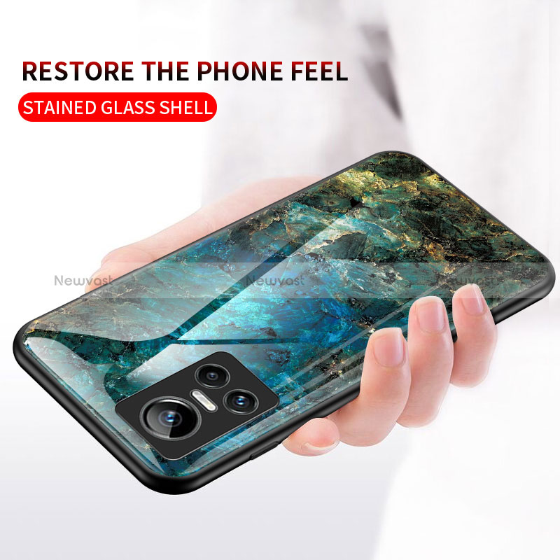 Silicone Frame Fashionable Pattern Mirror Case Cover for Realme GT Neo3 5G
