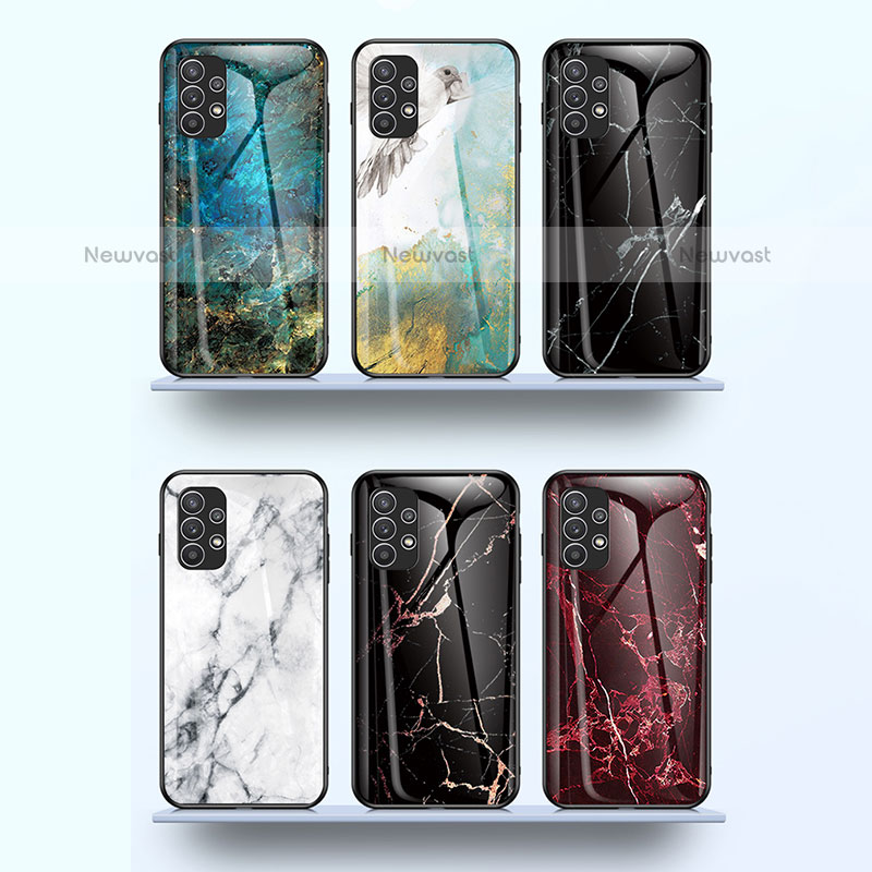 Silicone Frame Fashionable Pattern Mirror Case Cover for Samsung Galaxy A23 5G