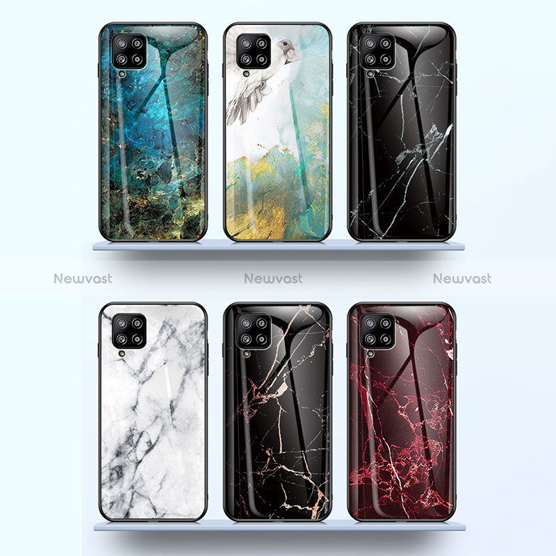 Silicone Frame Fashionable Pattern Mirror Case Cover for Samsung Galaxy A42 5G