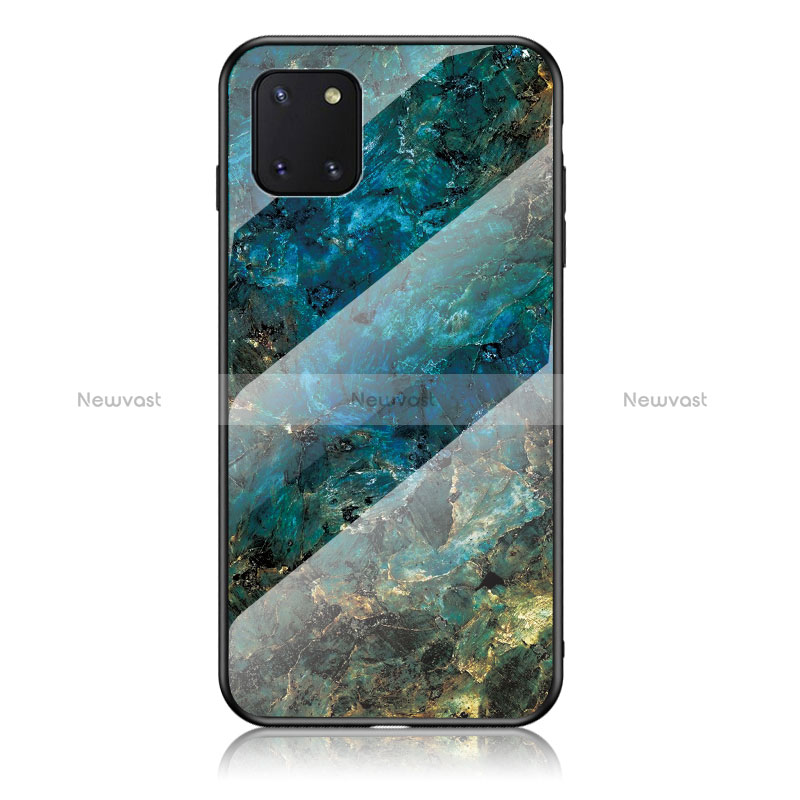 Silicone Frame Fashionable Pattern Mirror Case Cover for Samsung Galaxy A81