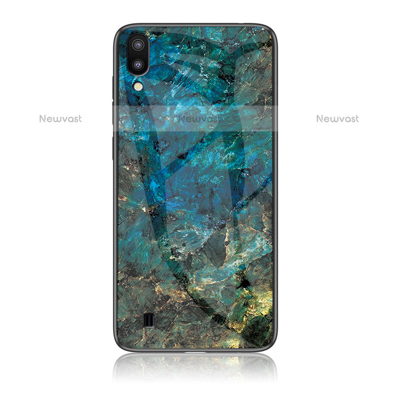 Silicone Frame Fashionable Pattern Mirror Case Cover for Samsung Galaxy M10
