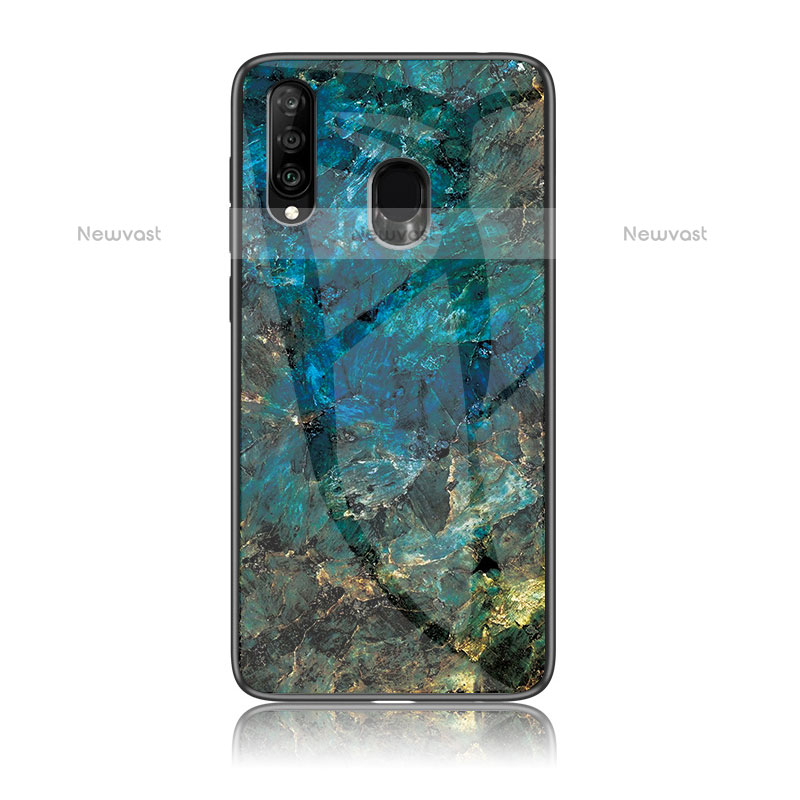 Silicone Frame Fashionable Pattern Mirror Case Cover for Samsung Galaxy M30
