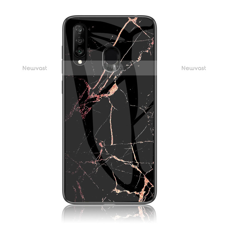 Silicone Frame Fashionable Pattern Mirror Case Cover for Samsung Galaxy M30