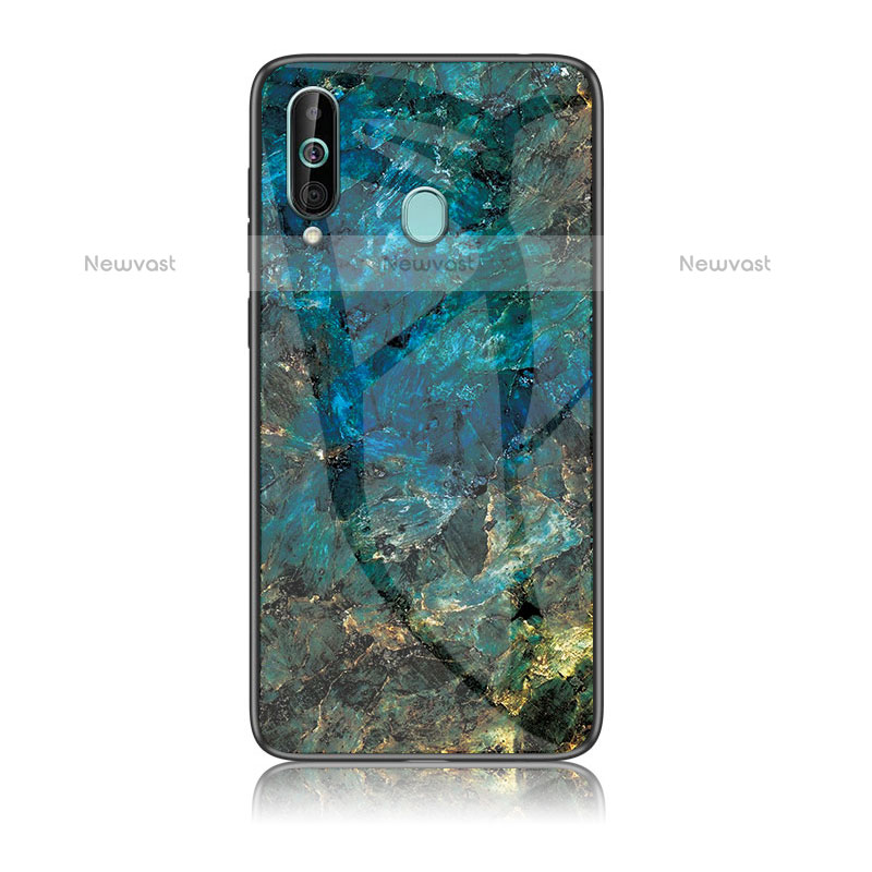 Silicone Frame Fashionable Pattern Mirror Case Cover for Samsung Galaxy M40