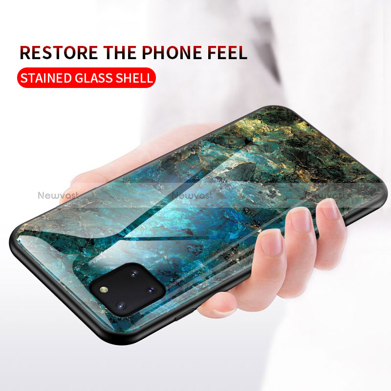 Silicone Frame Fashionable Pattern Mirror Case Cover for Samsung Galaxy M60s