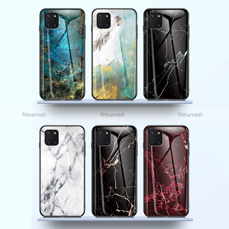 Silicone Frame Fashionable Pattern Mirror Case Cover for Samsung Galaxy M60s