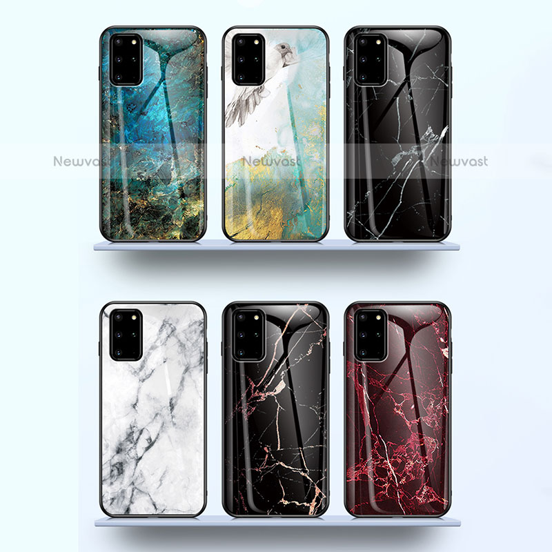 Silicone Frame Fashionable Pattern Mirror Case Cover for Samsung Galaxy S20 Plus 5G