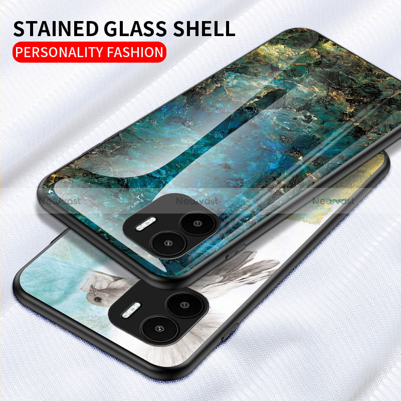 Silicone Frame Fashionable Pattern Mirror Case Cover for Xiaomi Redmi A2