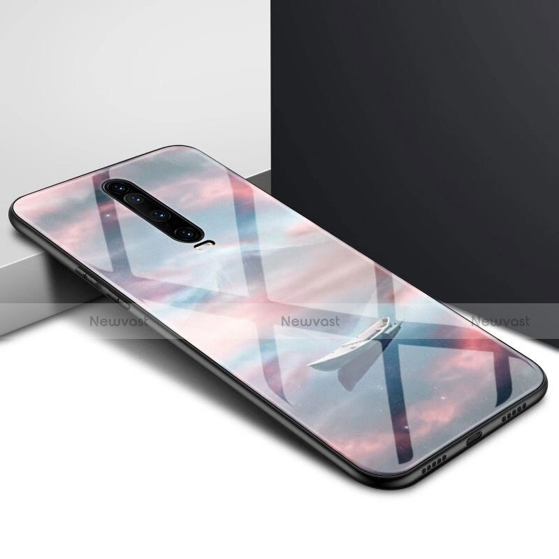 Silicone Frame Fashionable Pattern Mirror Case Cover for Xiaomi Redmi K30 4G