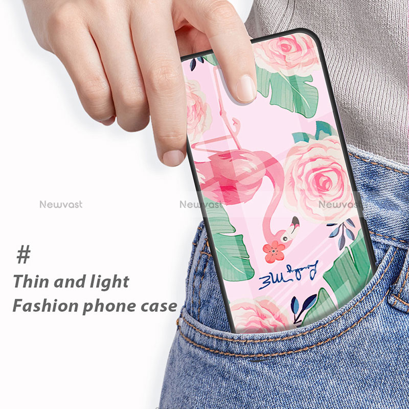 Silicone Frame Fashionable Pattern Mirror Case Cover JM1 for Xiaomi Mi 13 5G
