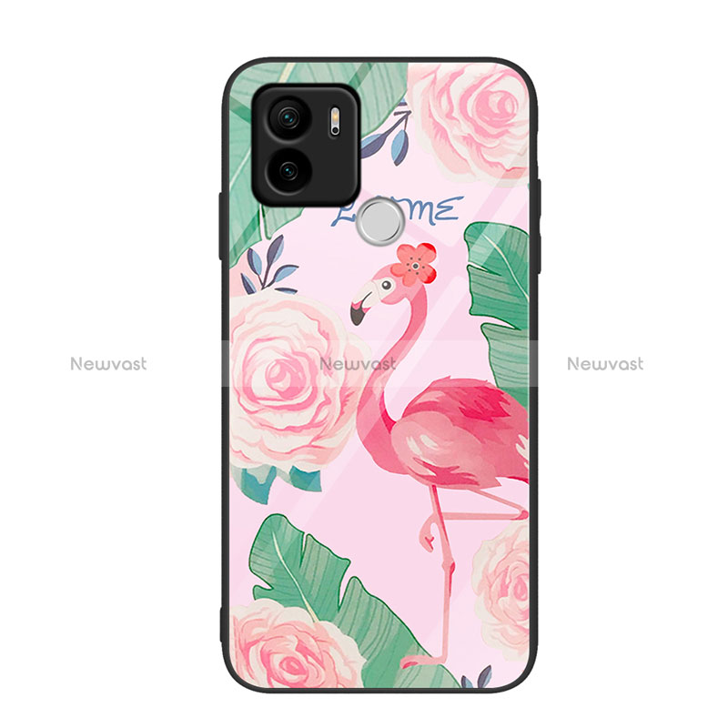 Silicone Frame Fashionable Pattern Mirror Case Cover JM1 for Xiaomi Redmi A1 Plus