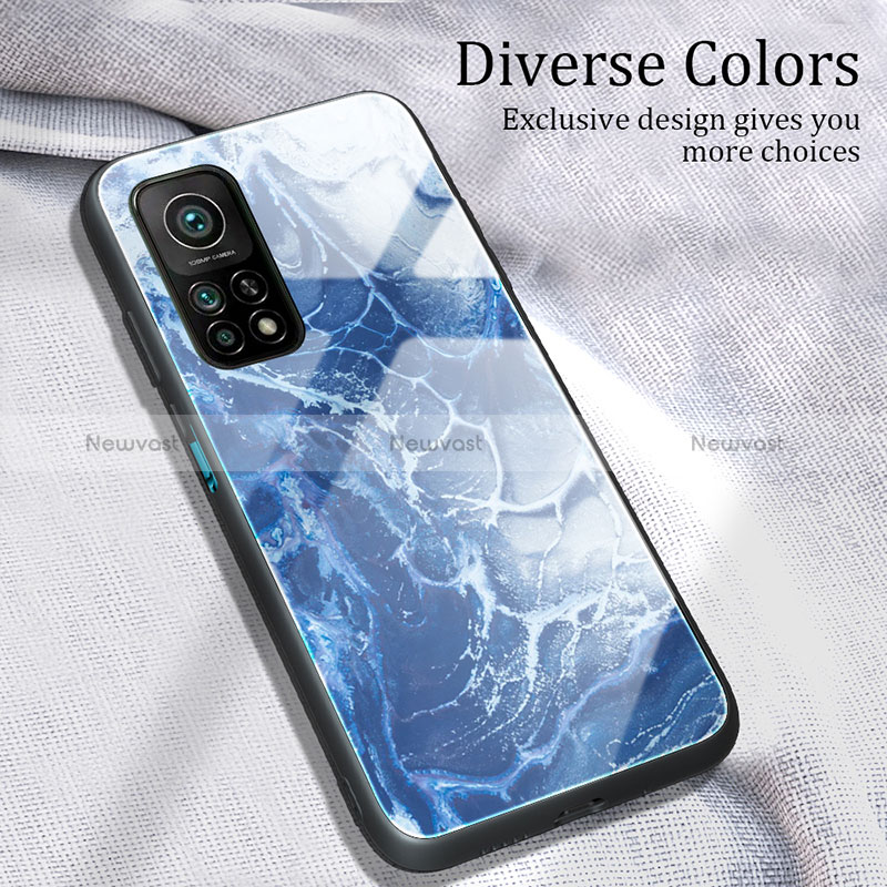 Silicone Frame Fashionable Pattern Mirror Case Cover JM1 for Xiaomi Redmi K30S 5G