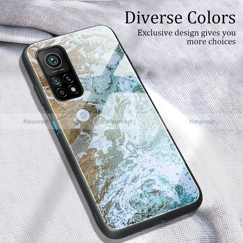 Silicone Frame Fashionable Pattern Mirror Case Cover JM1 for Xiaomi Redmi K30S 5G