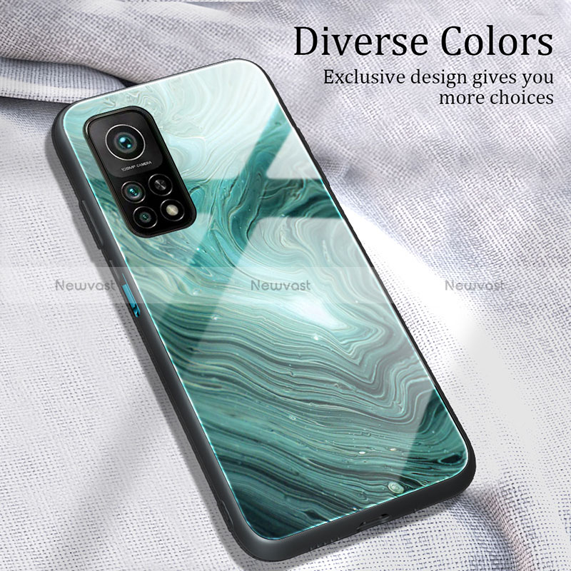 Silicone Frame Fashionable Pattern Mirror Case Cover JM1 for Xiaomi Redmi K30S 5G