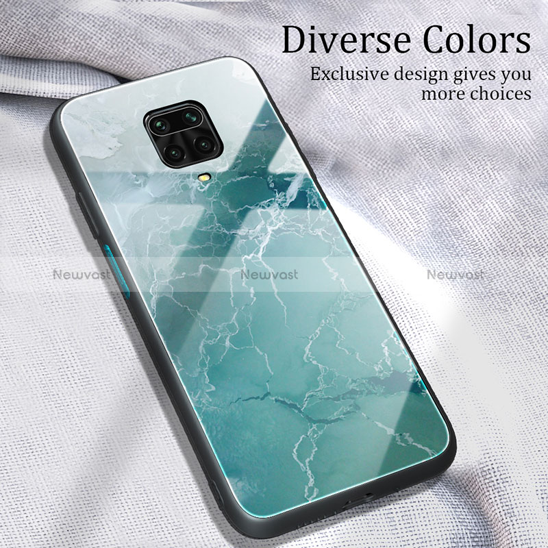 Silicone Frame Fashionable Pattern Mirror Case Cover JM1 for Xiaomi Redmi Note 9 Pro