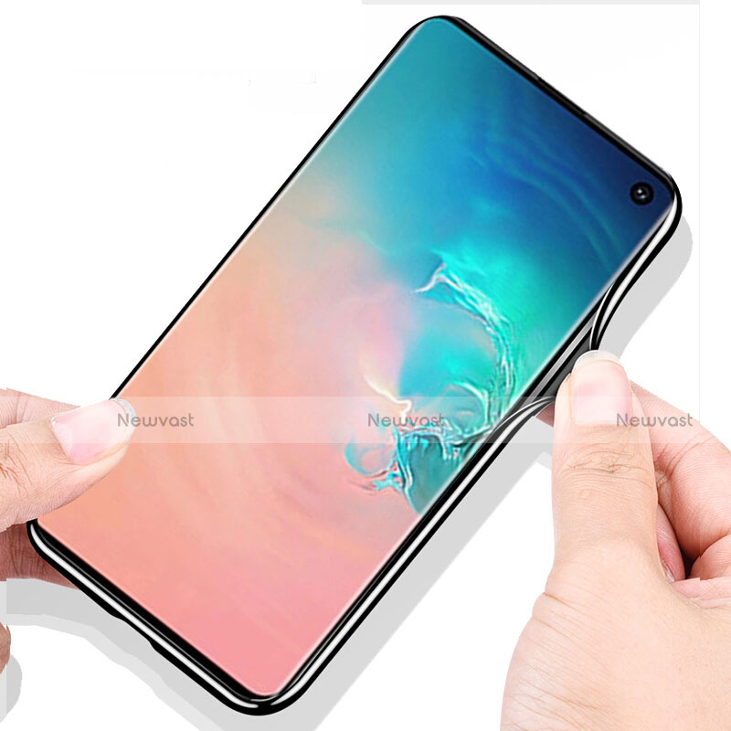 Silicone Frame Fashionable Pattern Mirror Case Cover K05 for Samsung Galaxy S10 5G