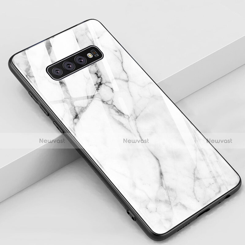 Silicone Frame Fashionable Pattern Mirror Case Cover K10 for Samsung Galaxy S10 5G