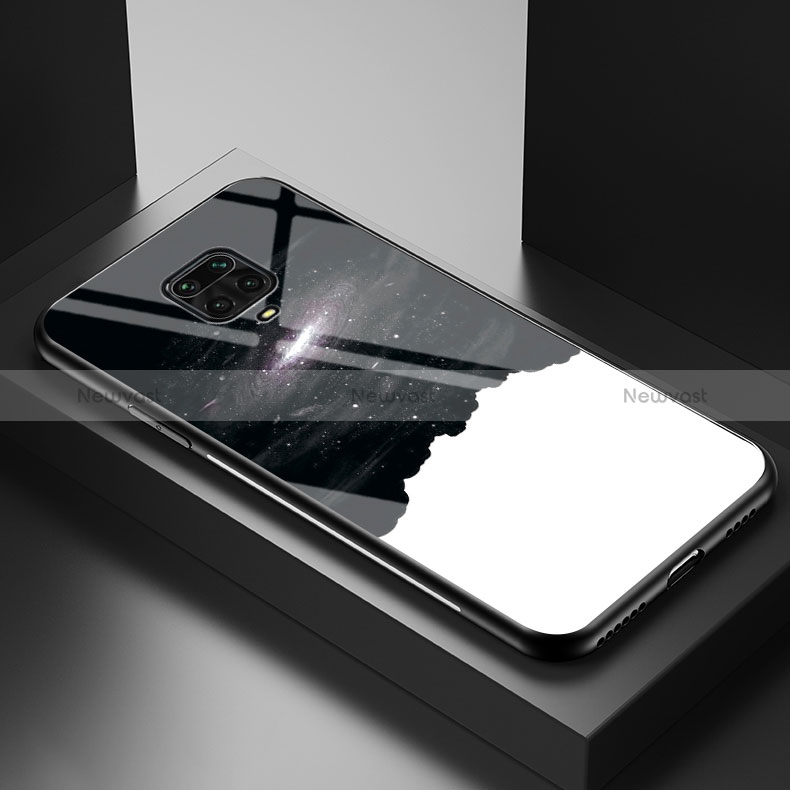 Silicone Frame Fashionable Pattern Mirror Case Cover LS1 for Xiaomi Redmi Note 9 Pro Max