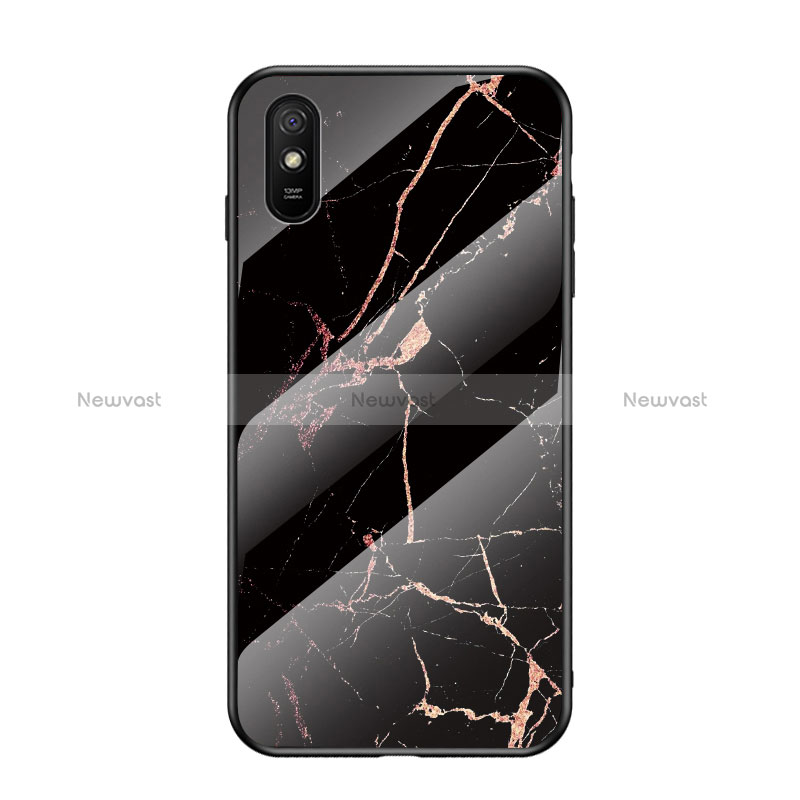 Silicone Frame Fashionable Pattern Mirror Case Cover LS2 for Xiaomi Redmi 9AT